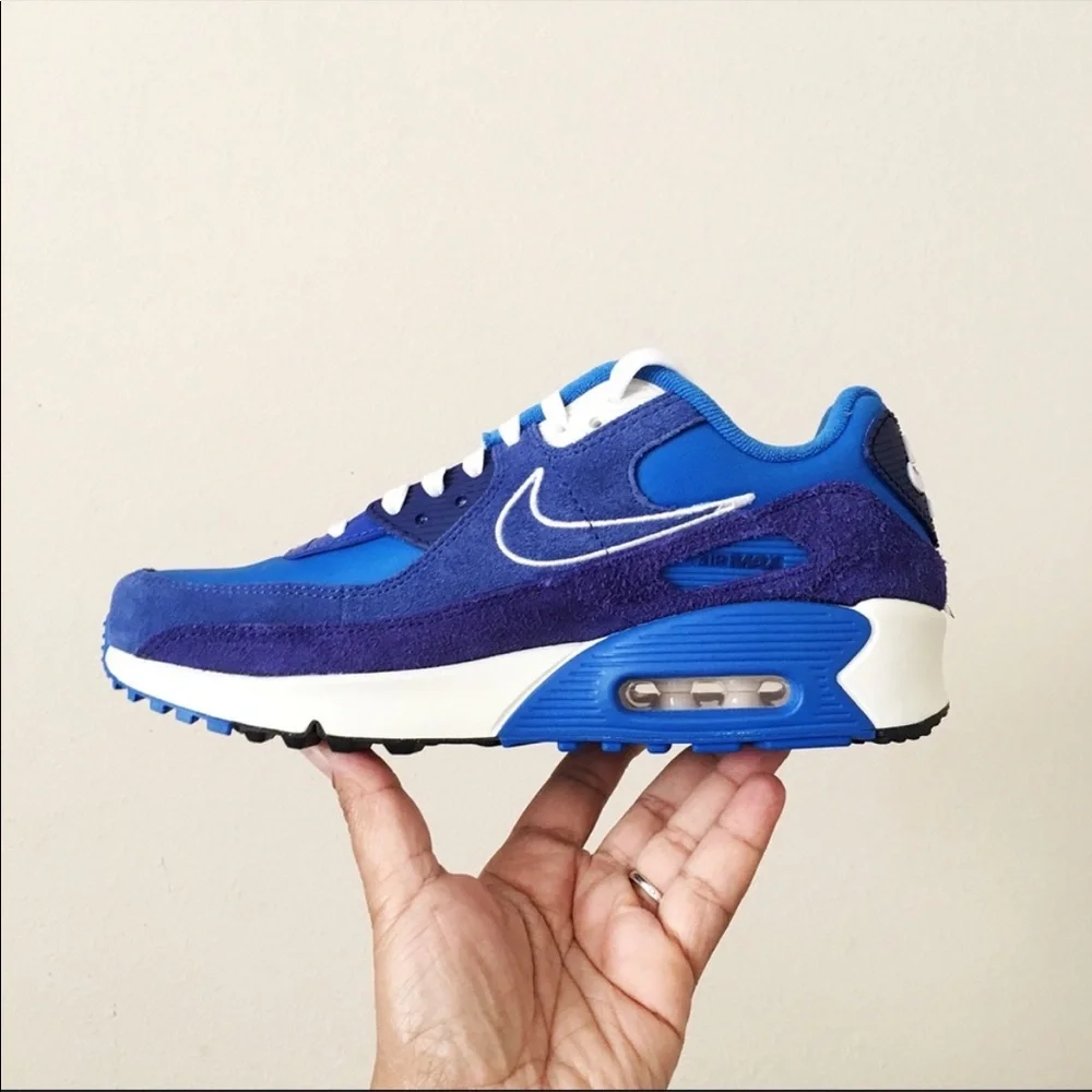 Nike Women's Air Max Sneakers in Blue and White